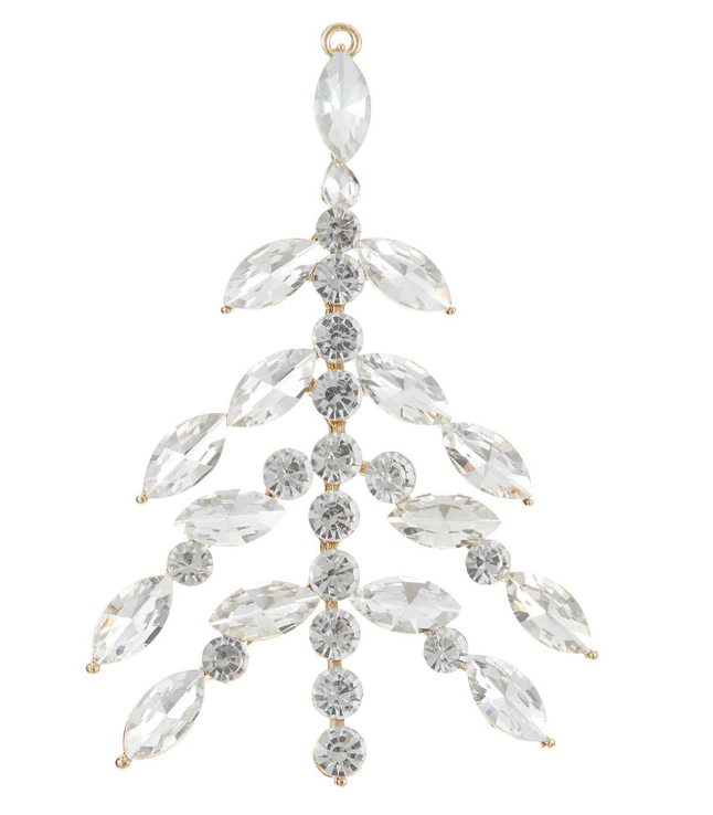 4.5" RHINESTONE TREE ORNAMENT
