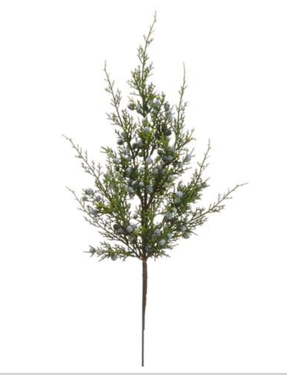 18" JUNIPER SPRAY WITH BERRIES - IN STORE PICK UP ONLY