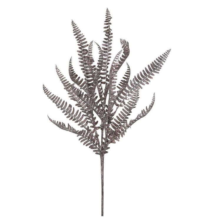 22" GLITTERED FERN SPRAY - IN STORE PICK UP ONLY