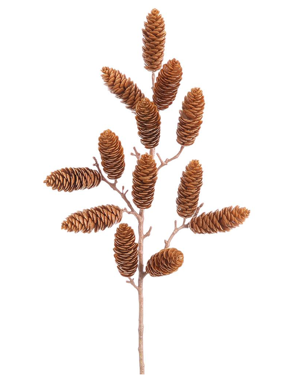 24" PLASTIC PINE CONE SPRAY