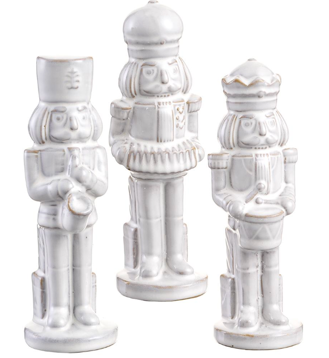7" NUTCRACKER - WHITE - 3 STYLES
