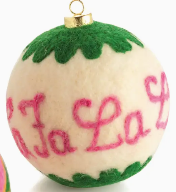 FA LA LA ORNAMENTS