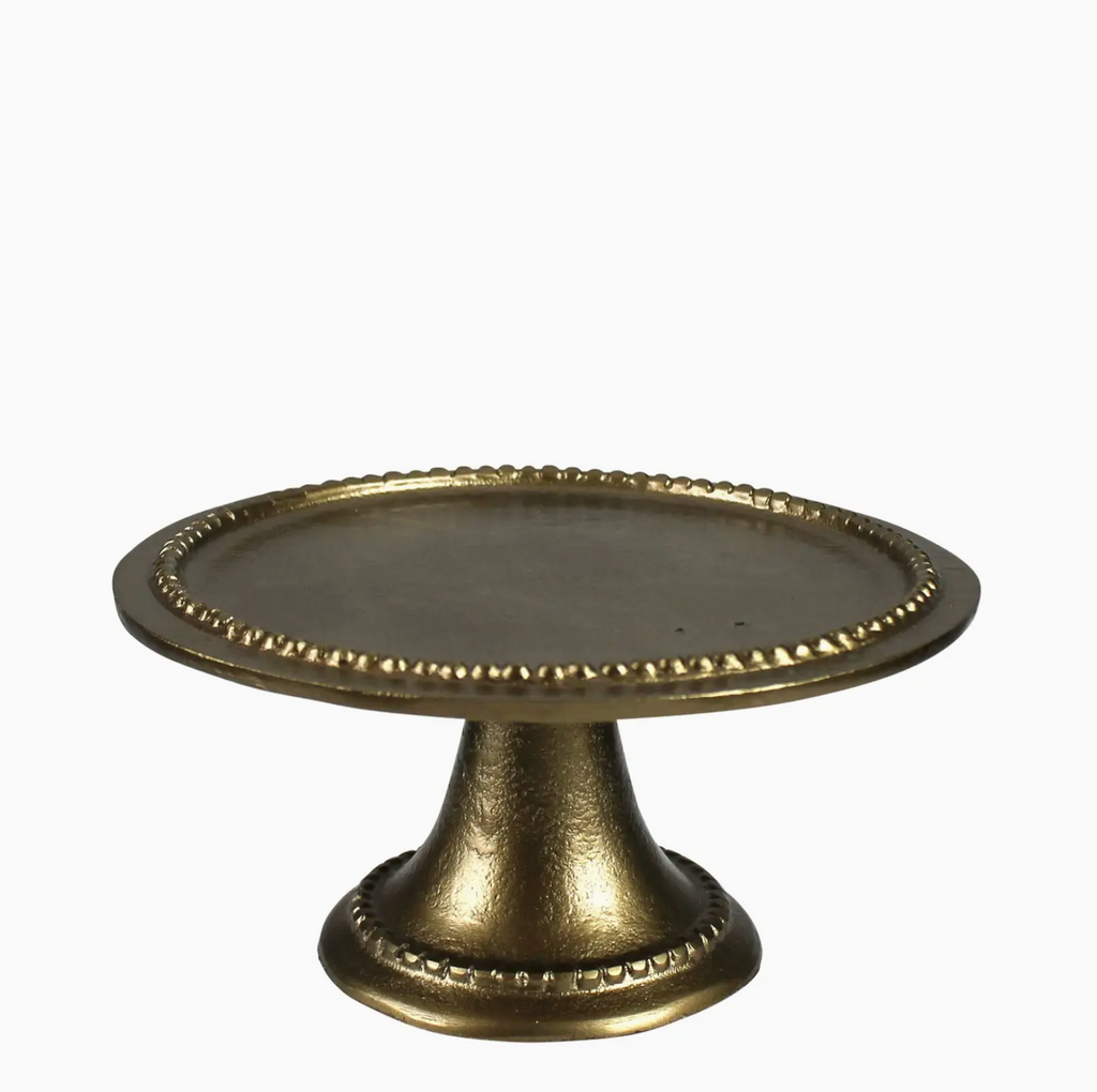 BOLO BRASS CAKE PEDESTAL - 2 SIZES - IN STORE PICK UP ONLY!