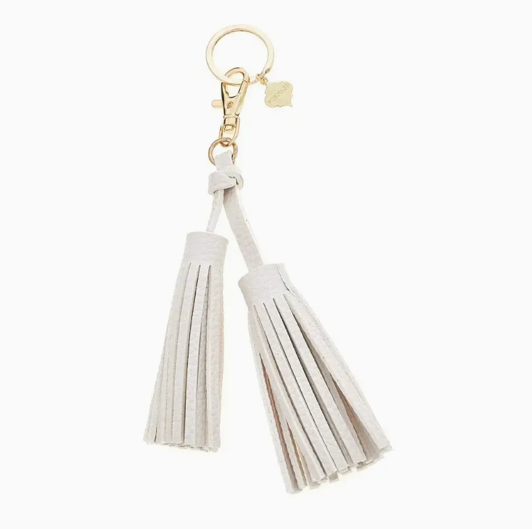 DOUBLE TASSEL KEY CHAIN