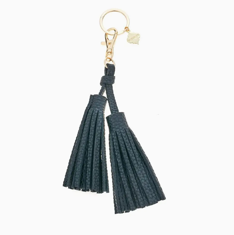 DOUBLE TASSEL KEY CHAIN