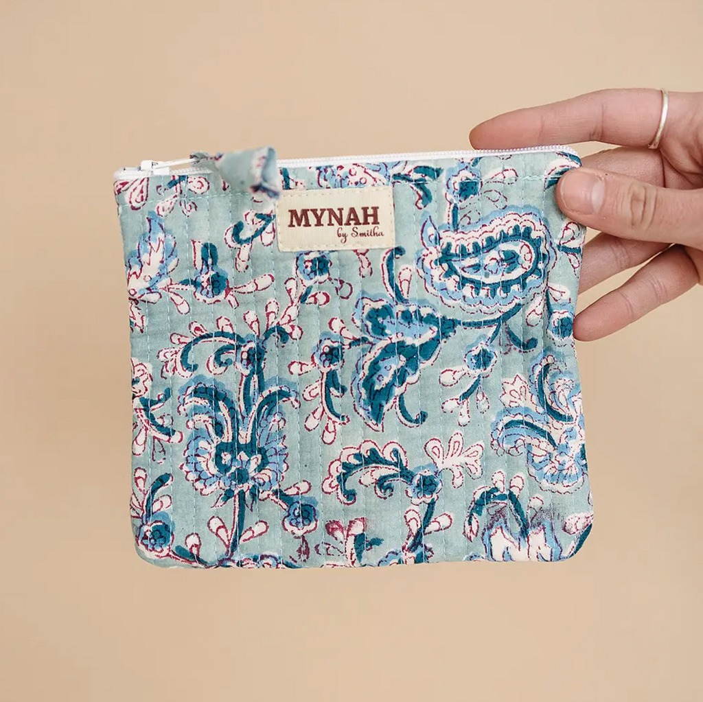 QUILTED COIN PURSE - ASSORTED COLORS