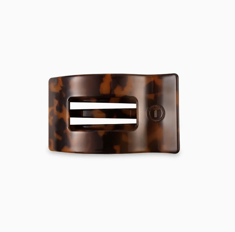 FLAT RECTANGLE HAIR CLIP - SMALL