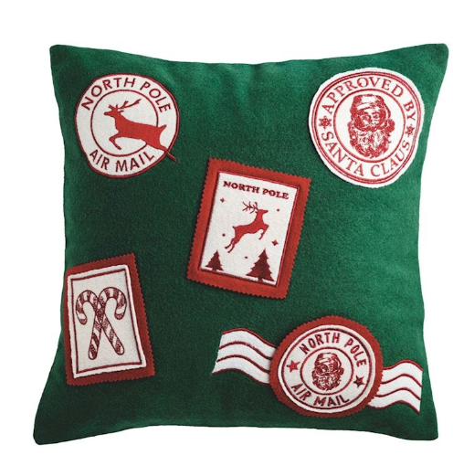 FELTED CHRISTMAS PILLOW - 2 STYLES