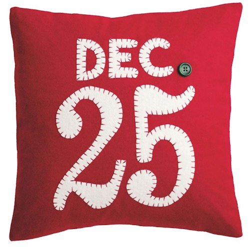 FELTED CHRISTMAS PILLOW - 2 STYLES