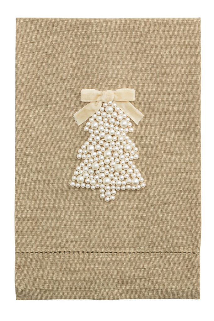 CHRISTMAS PEARL TOWELS - 3 STYLES