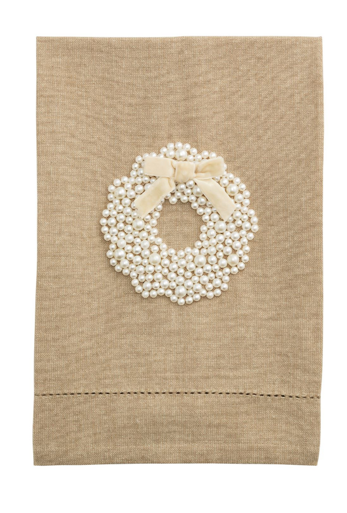 CHRISTMAS PEARL TOWELS - 3 STYLES