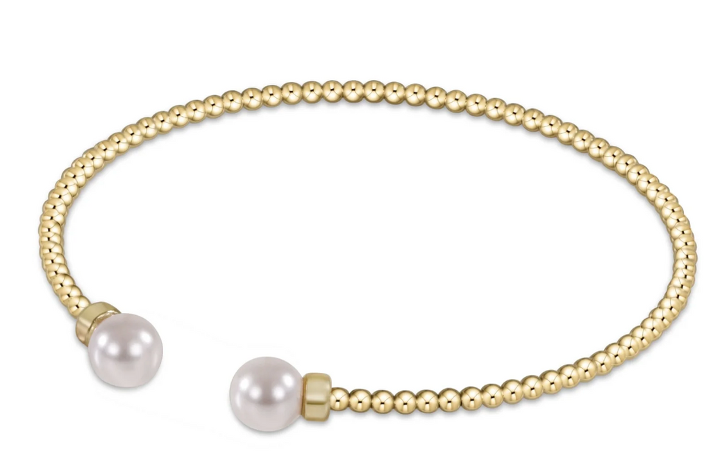ENEWTON CLASSIC GOLD BEAD CUFF - GOLD OR PEARL