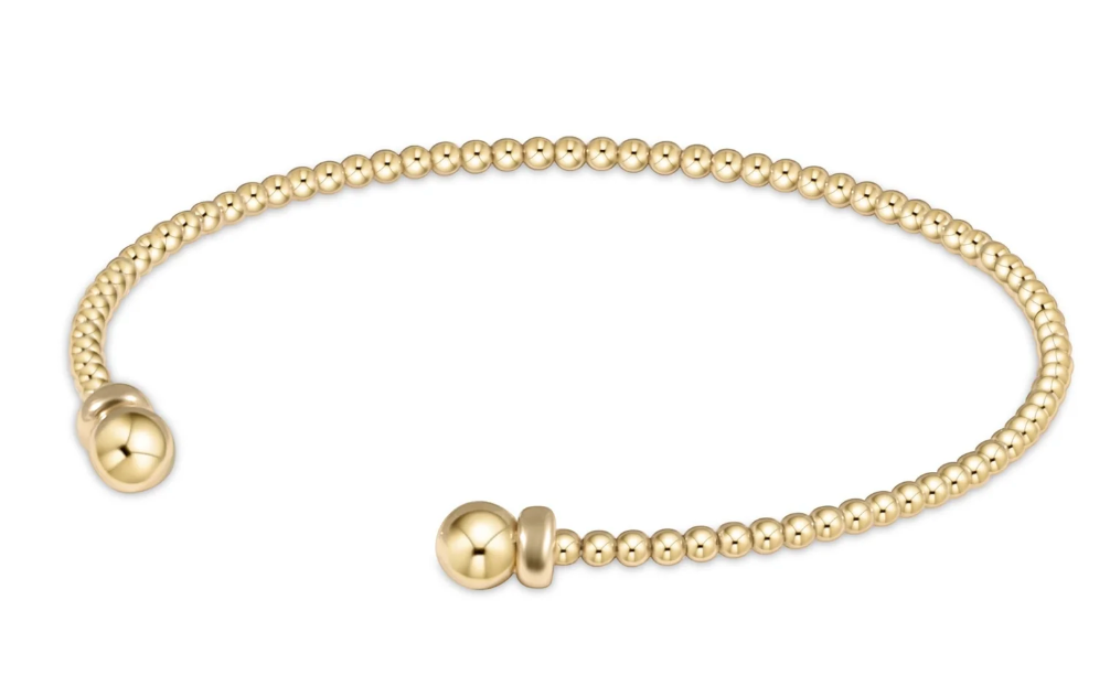 ENEWTON CLASSIC GOLD BEAD CUFF - GOLD OR PEARL
