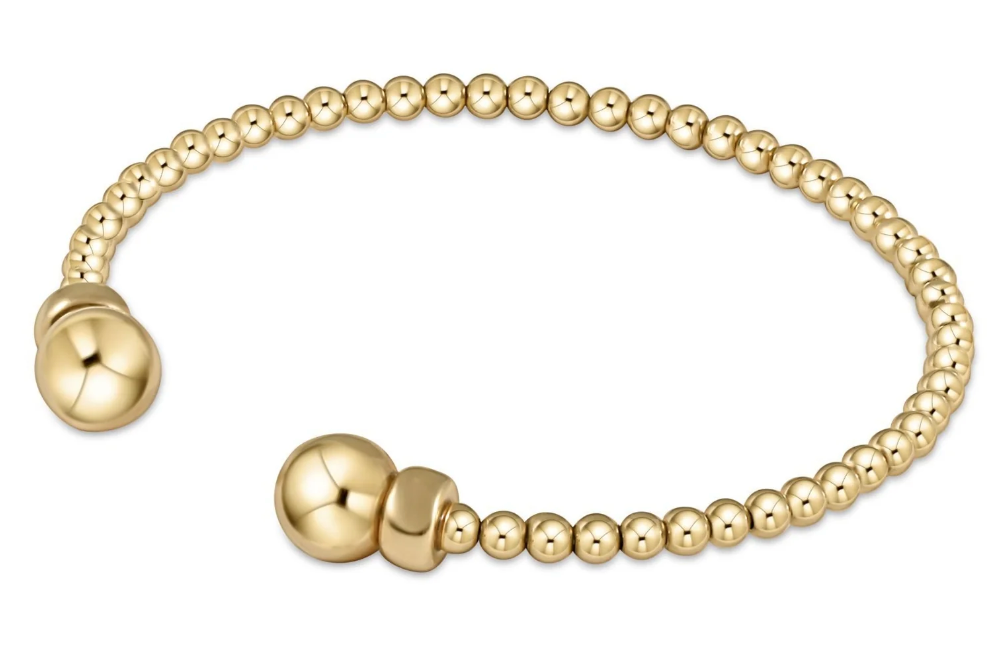 ENEWTON CLASSIC GOLD BEAD CUFF - GOLD OR PEARL