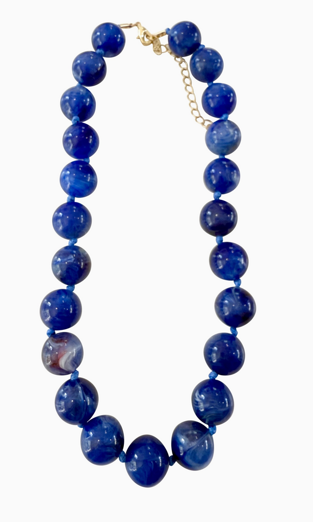 MABRY CHUNKY BEADED NECKLACE - ASSORTED COLORS