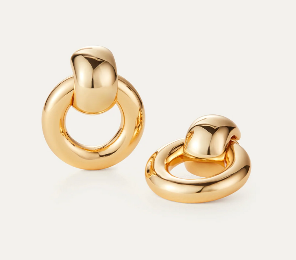 MEGA FAYE KNOCKERS EARRINGS - 3 COLORS