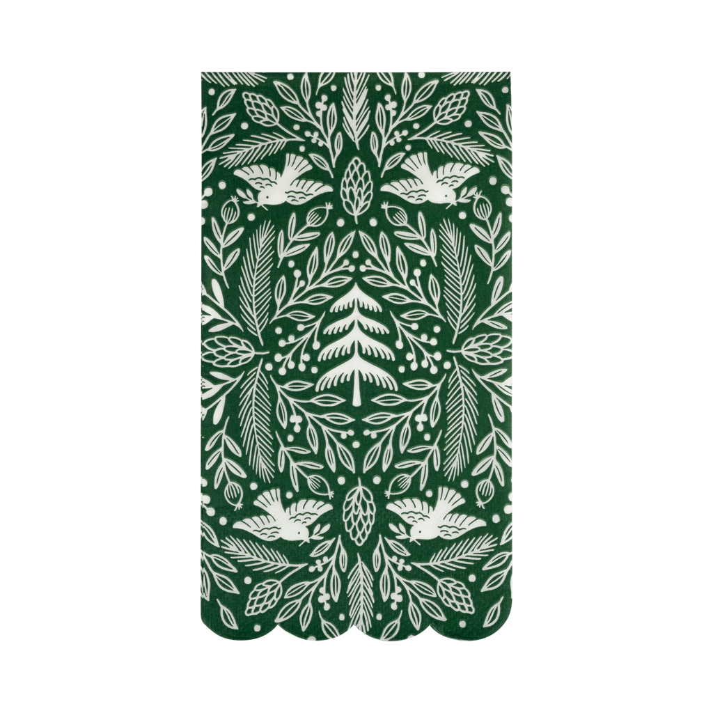 WOODLAND SCALLOPED DINNER NAPKIN