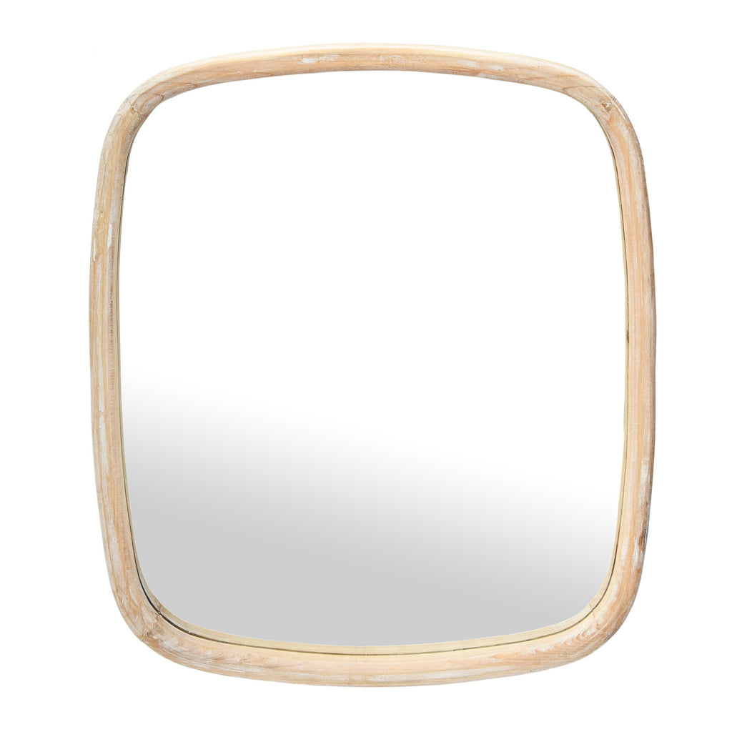 WOOD FRAMED WALL MIRROR - IN STORE PICK UP ONLY!