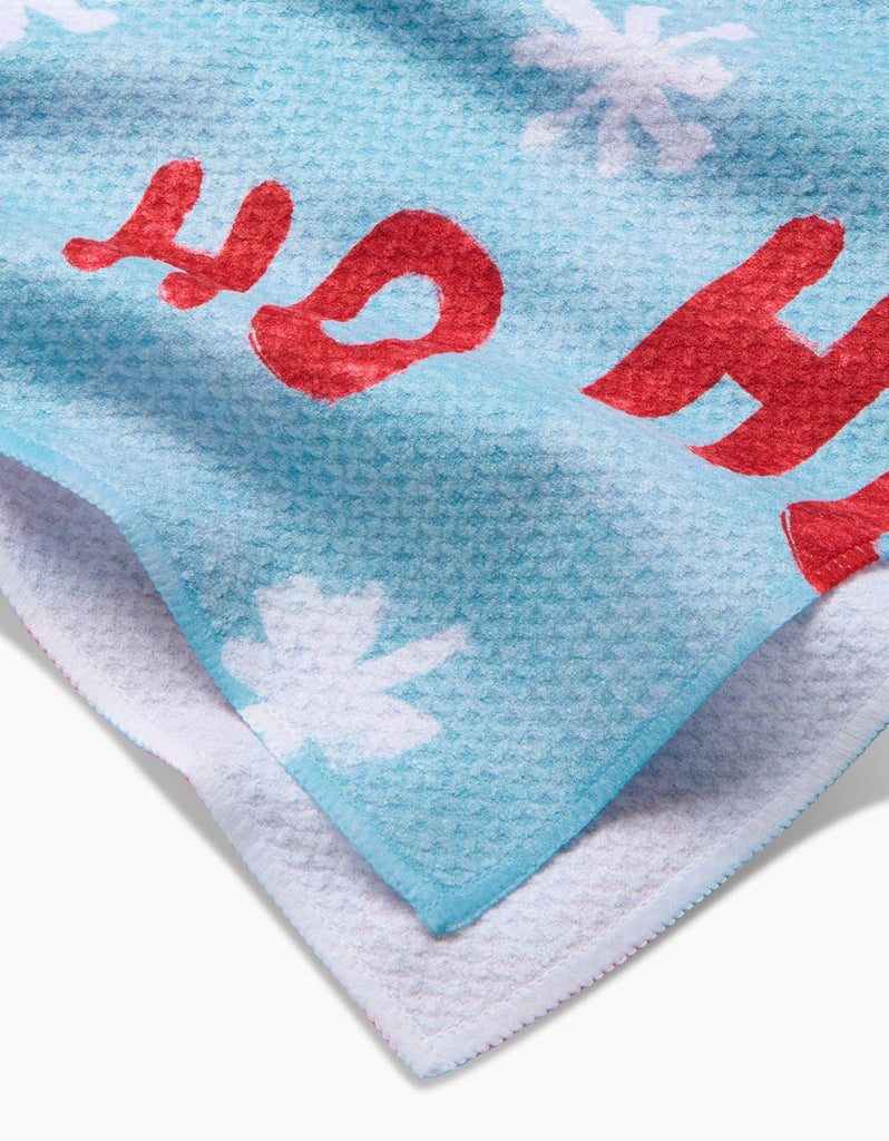 MERRY SANTA CLAUS TEA TOWEL