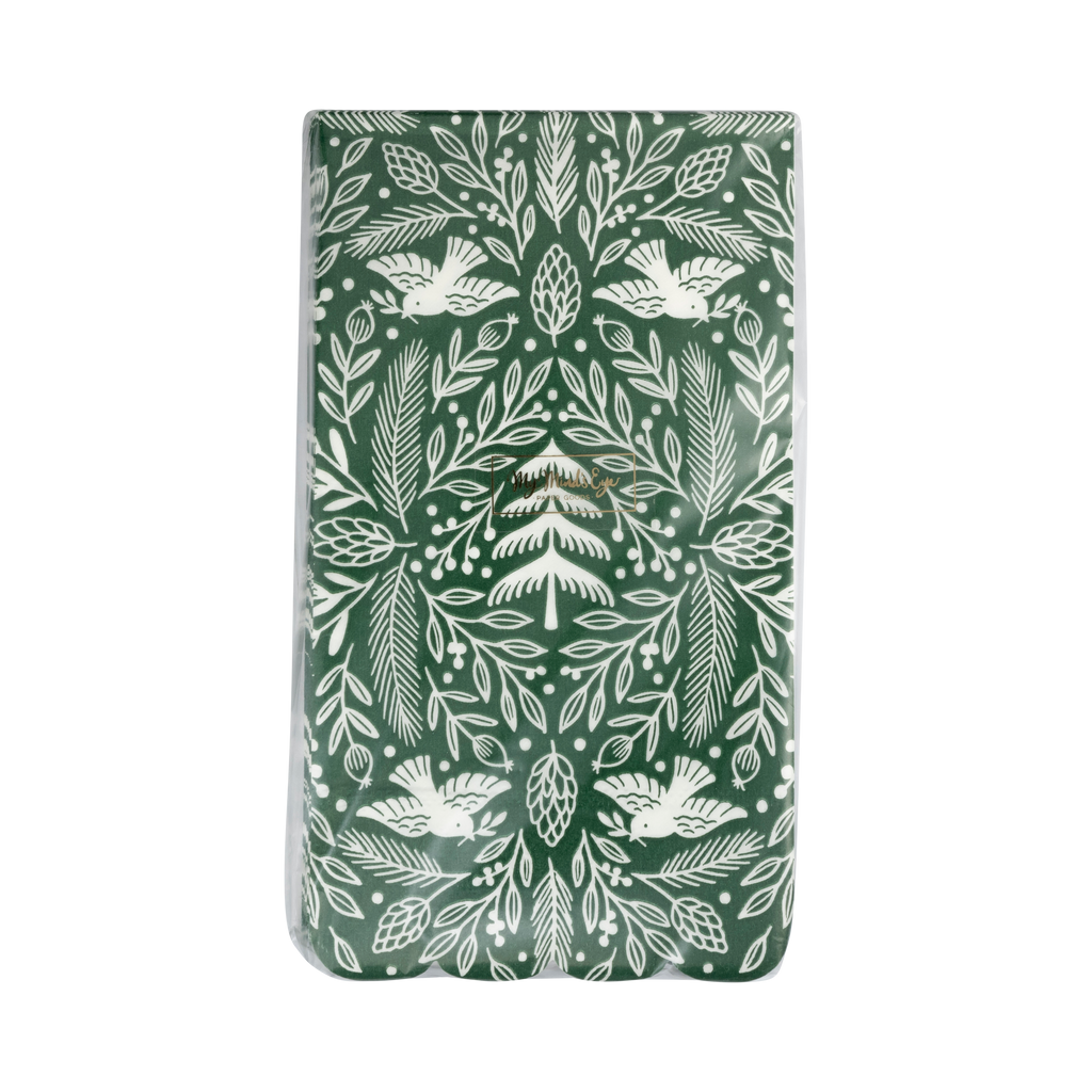WOODLAND SCALLOPED DINNER NAPKIN