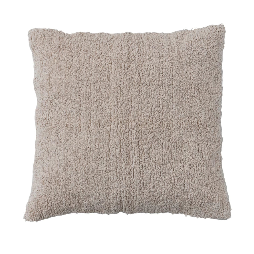 SQUARE COTTON TUFTED PILLOW