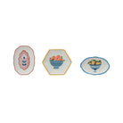 Textured Stoneware Dish, Multi Color, 3 Styles ©