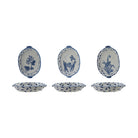 7"L x 5"W Hand-Painted Stoneware Baker with Handles, 3 Styles (Each One Will Vary)