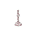 Hand-Painted Stoneware Taper Holder