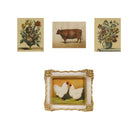 Resin Framed Glass Wall Décor