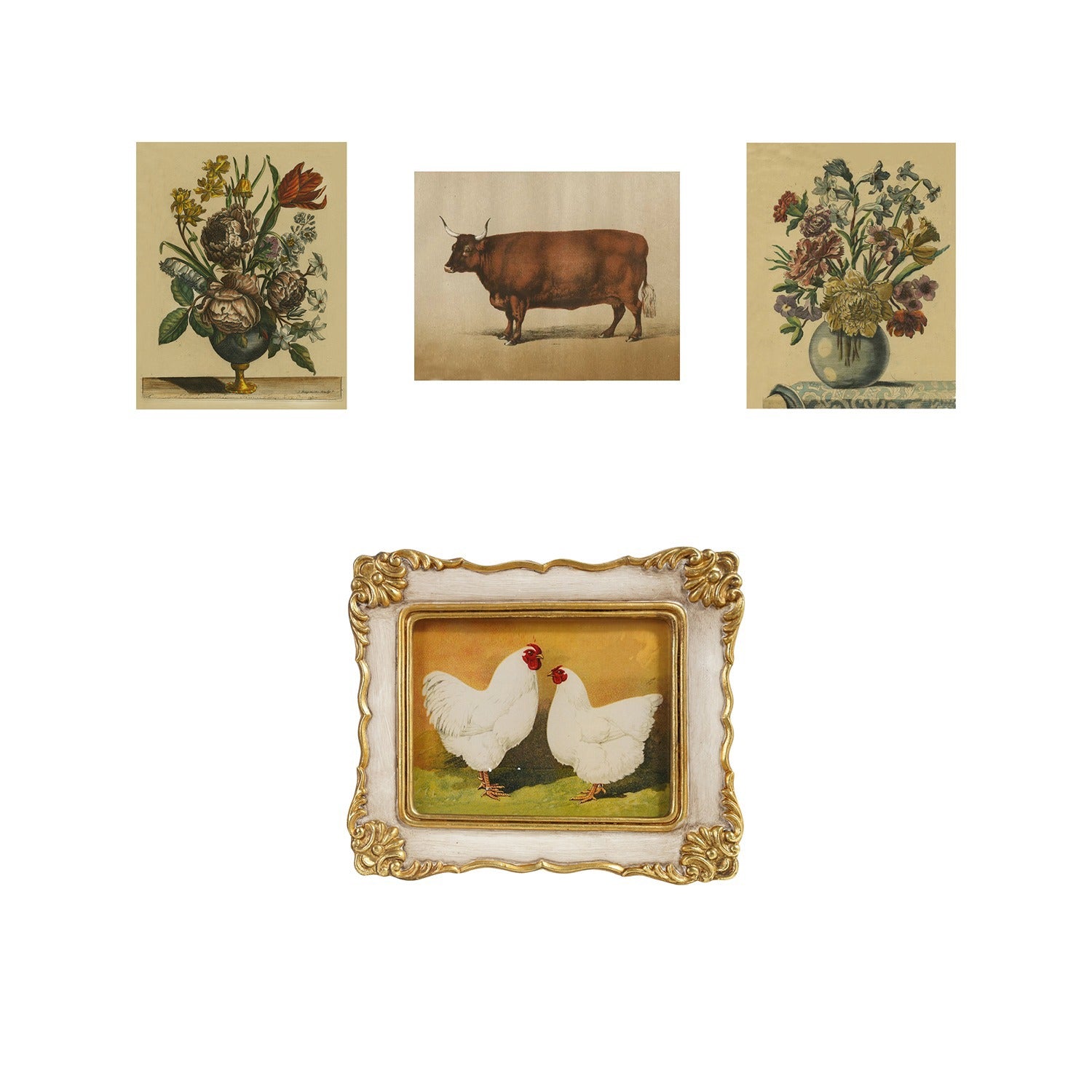 Resin Framed Glass Wall Décor