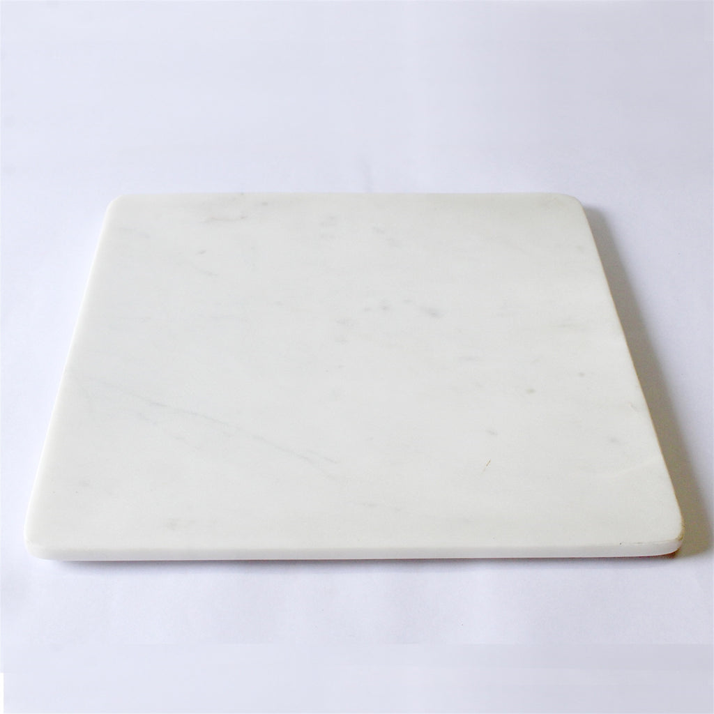LARGE SQUARE MARBLE PLATTER 12" X 12"- IN STORE PICK UP ONLY!