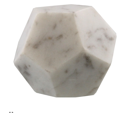 SOAPSTONE GEOMETRIC OBJECT DODECAHEDRON