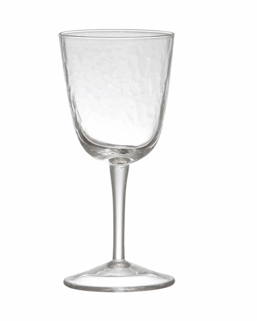 8 OUNCE TEXTURED WINE GLASS- IN STORE PICK UP ONLY!