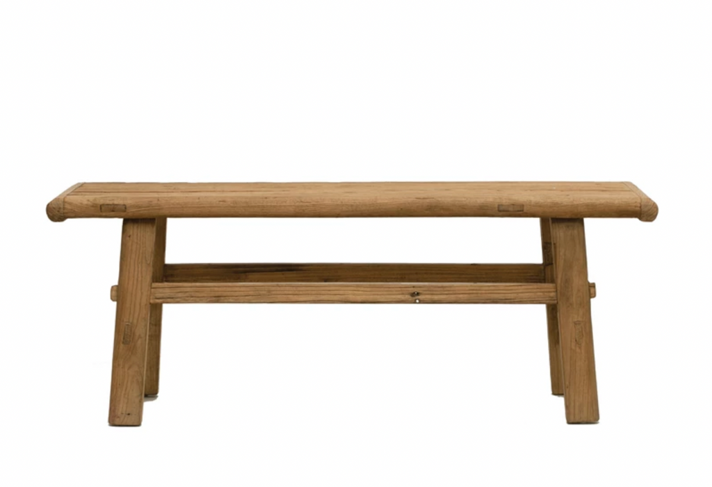 RECLAIMED ELM WOOD COFFEE TABLE - IN STORE PICK UP ONLY!