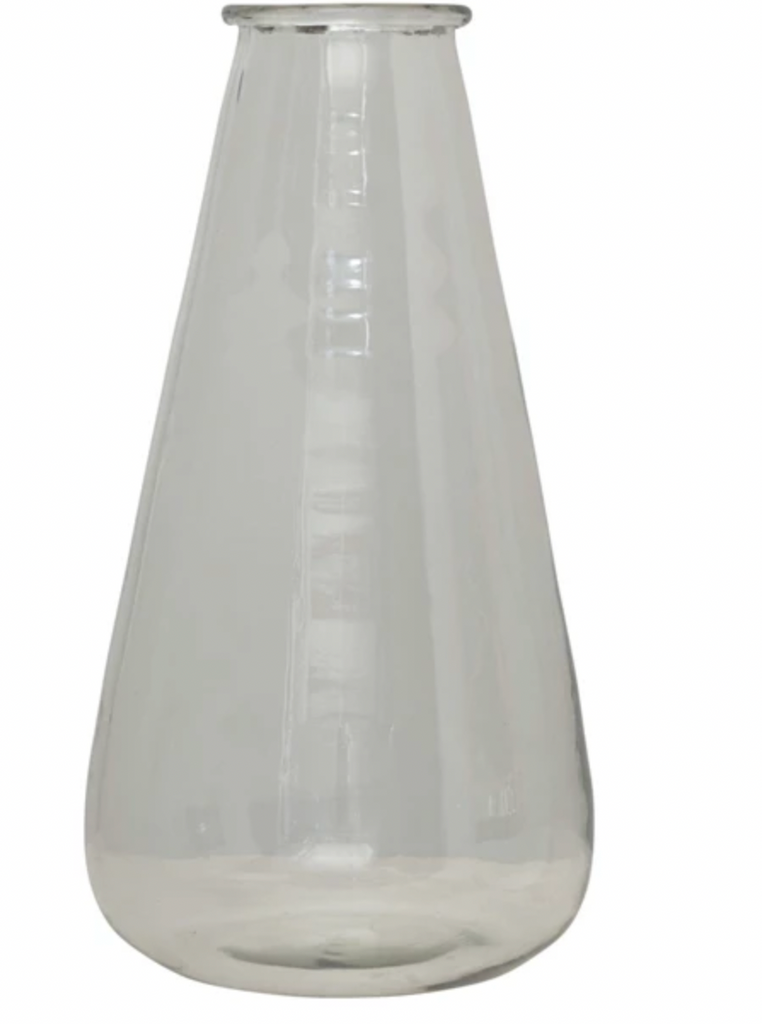 HAND BLOWN VINTAGE REPRODUCTION GLASS VASE - IN STORE PICK UP ONLY!