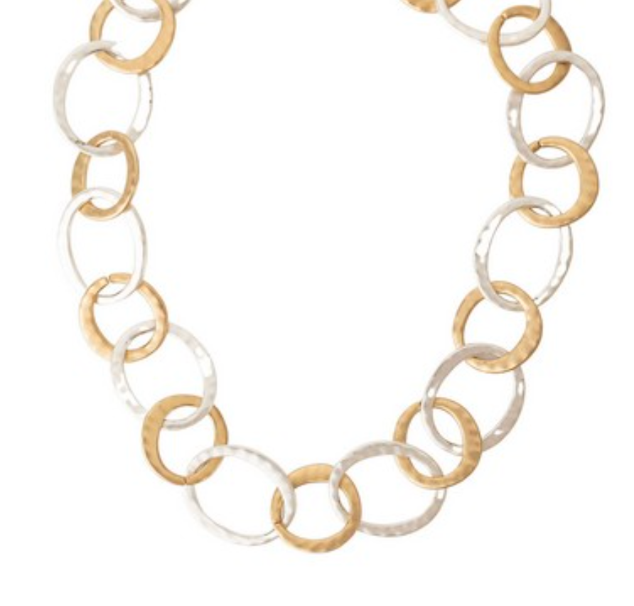 DOC GOLD SILVER NECKLACE