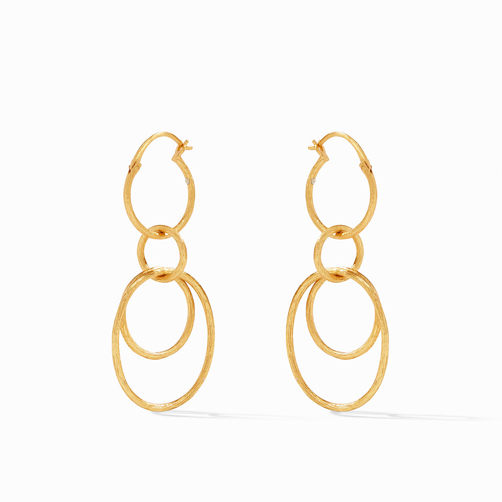 JULIE VOS SIMONE 3-IN-1 EARRING GOLD